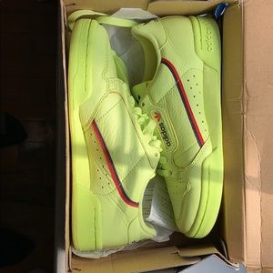 Adidas continental 80 neon green
